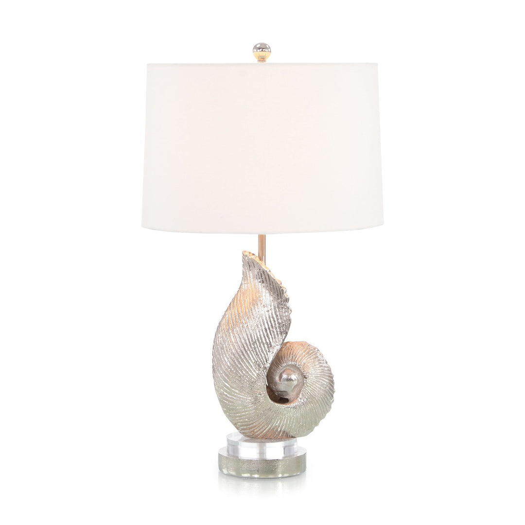 Ellington Seashell Table Lamp - Silver - Aluminum