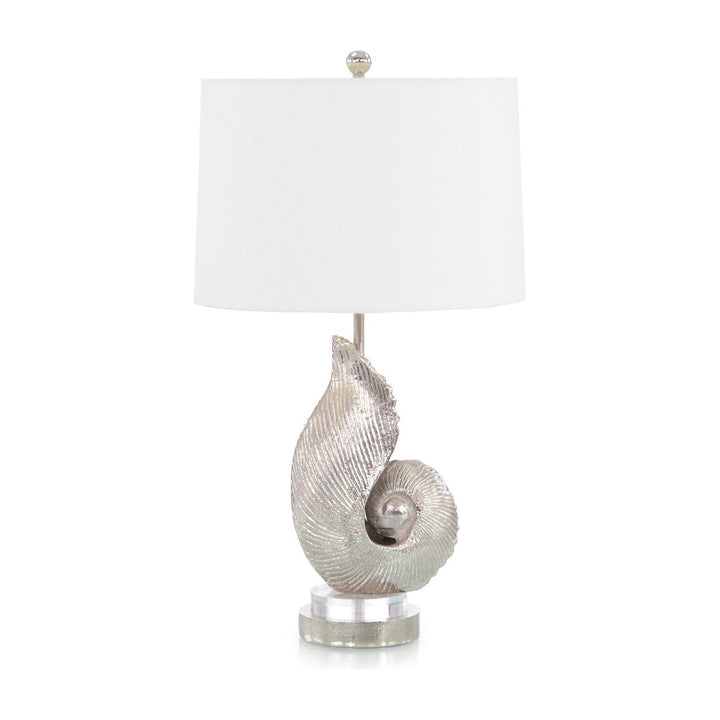 Ellington Seashell Table Lamp - Silver - Aluminum