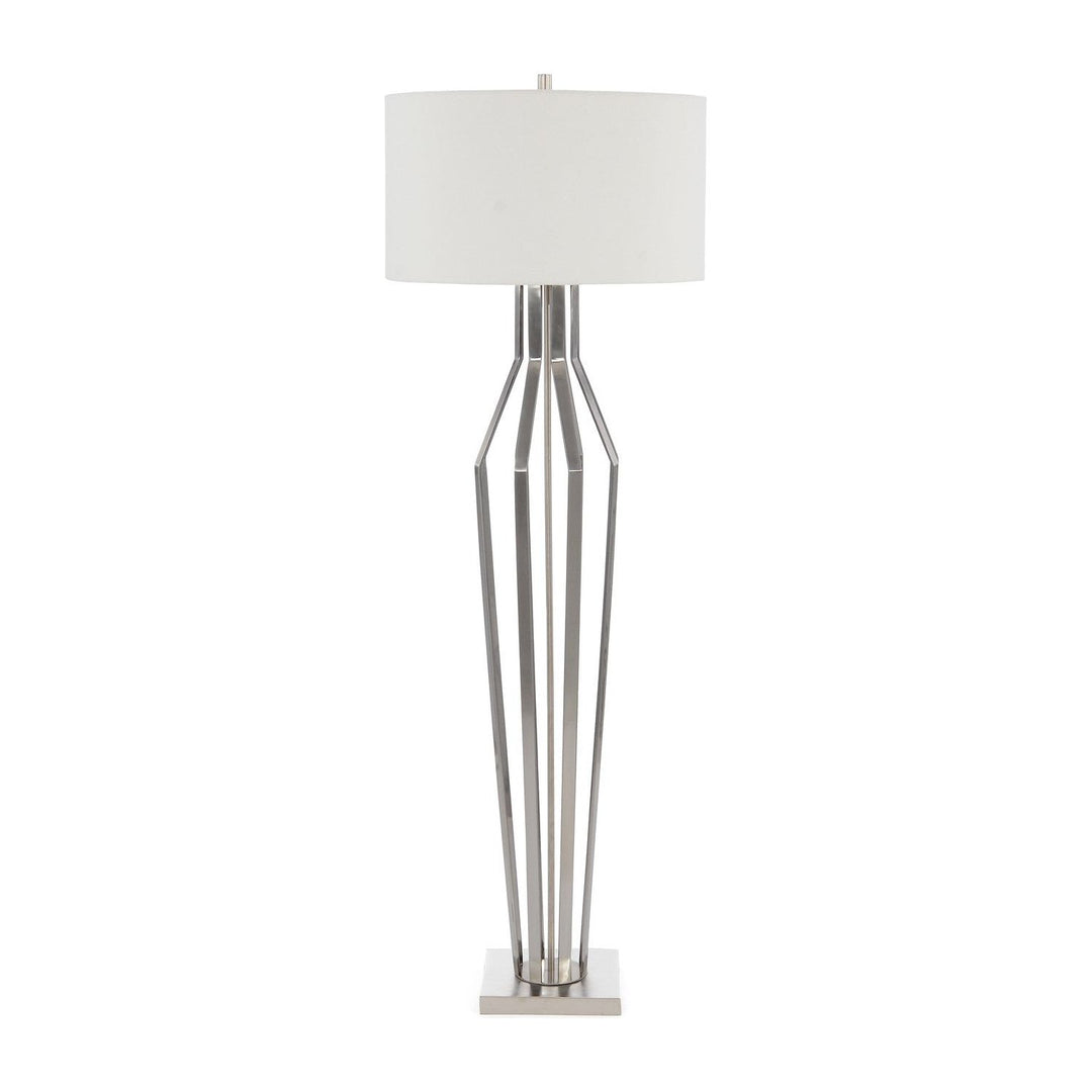 Classic Frame Stainless Steel Floor Lamp - Gold