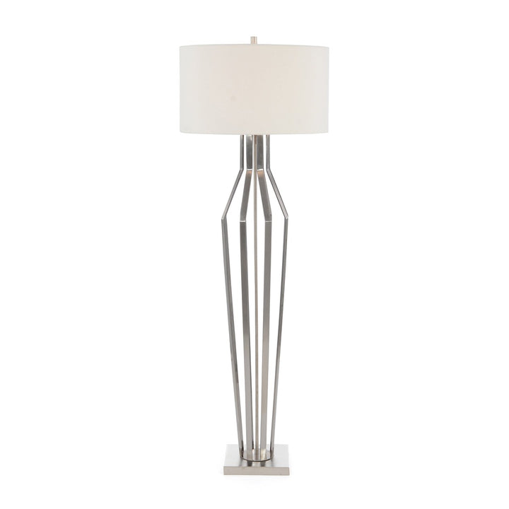 Classic Frame Stainless Steel Floor Lamp - Gold