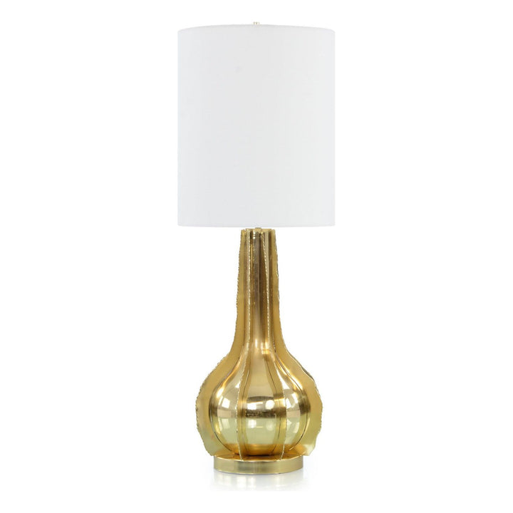 Camden Brass Waves Table Lamp - Gold - Brass