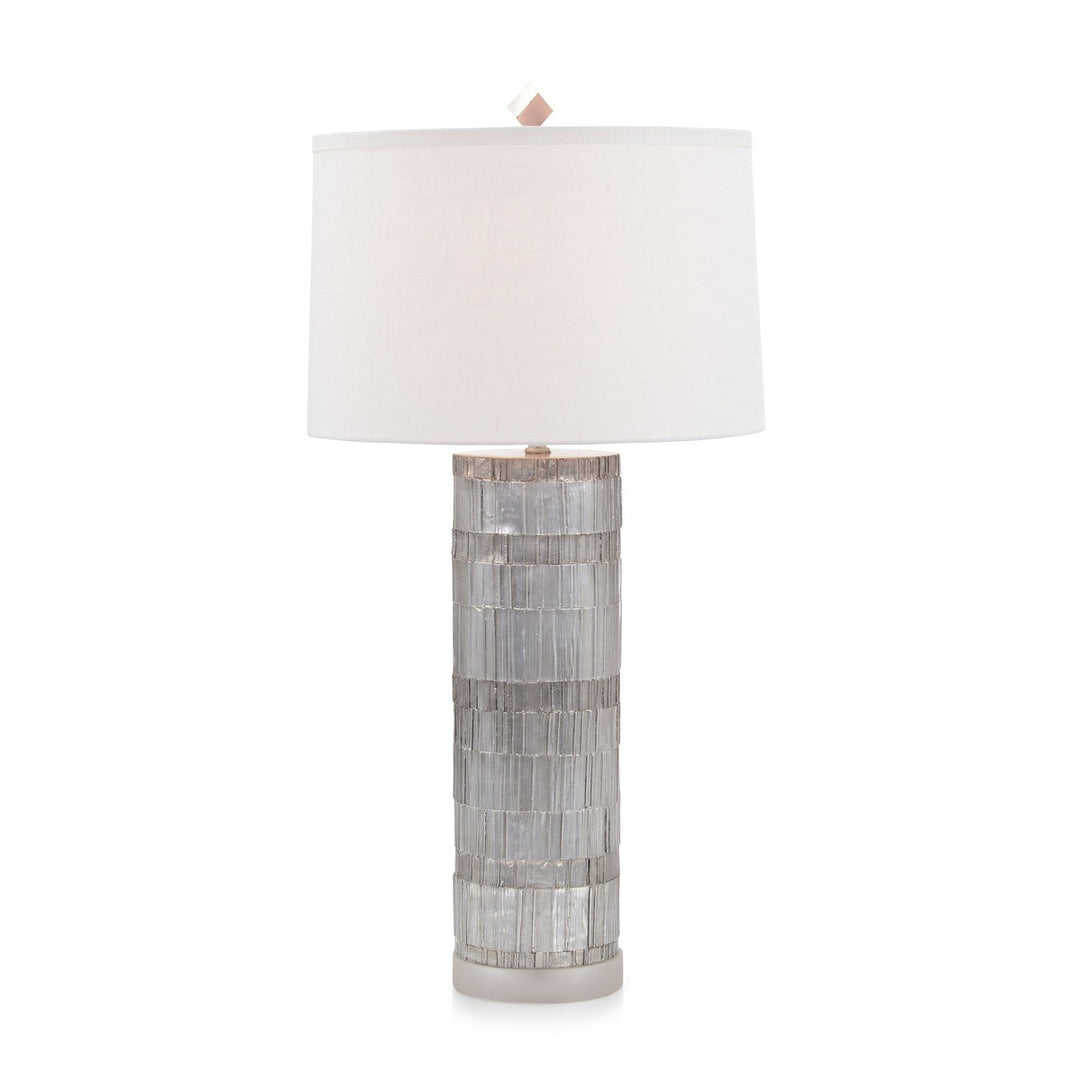 Camden Column Table Lamp - Silver