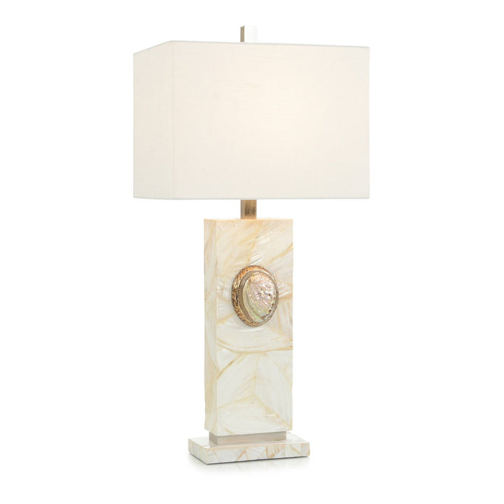 Camden Shell on Shell Table Lamp - Silver - Acrylic