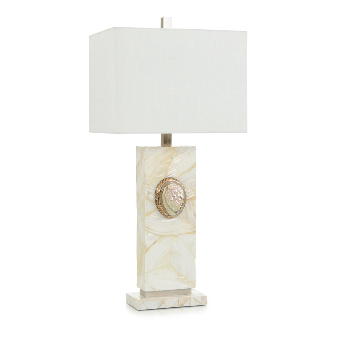 Camden Shell on Shell Table Lamp - Silver - Acrylic