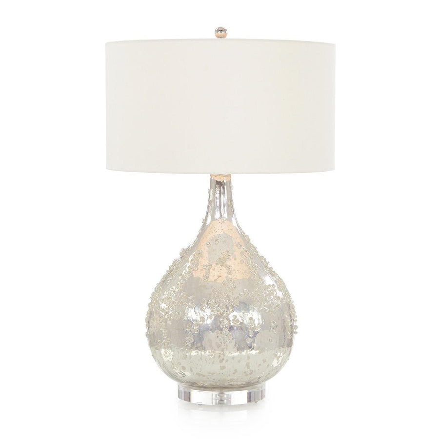 Table Lamps Silver Glass Table Lamp