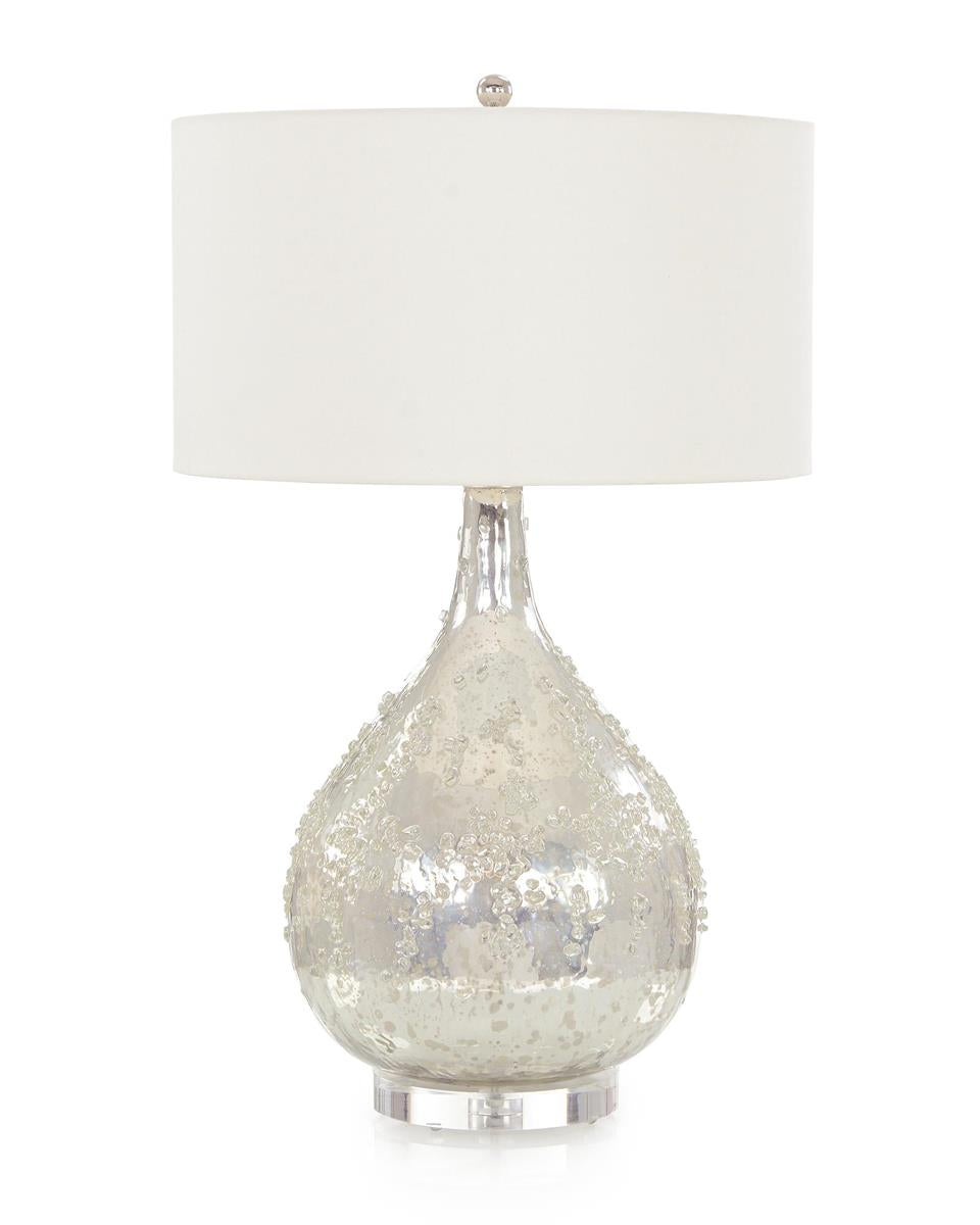 Table Lamps Silver Glass Table Lamp