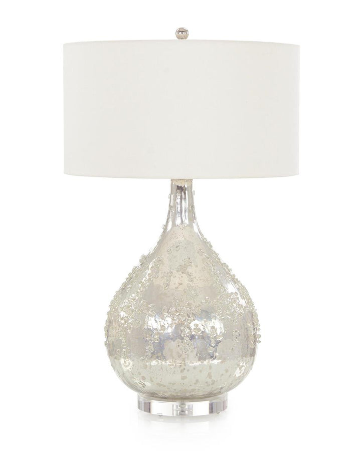 Table Lamps Silver Glass Table Lamp