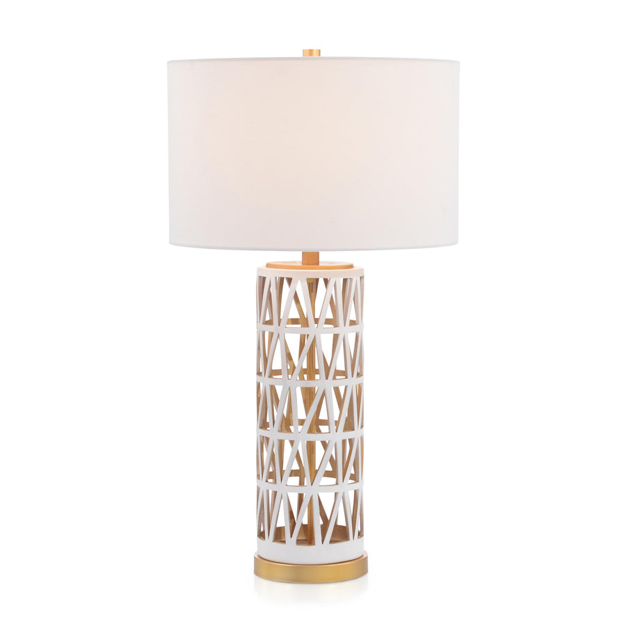 Lattice Carved Table Lamp - Default Title