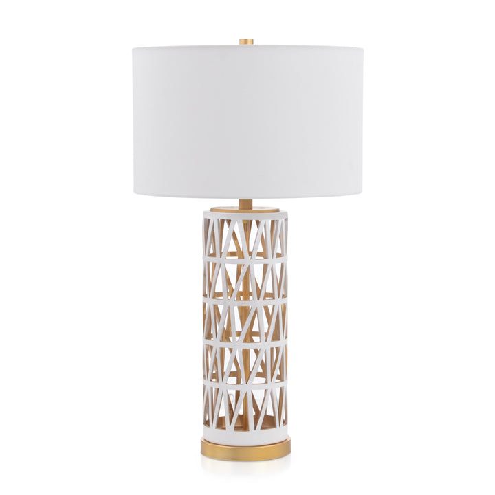Lattice Carved Table Lamp - Default Title