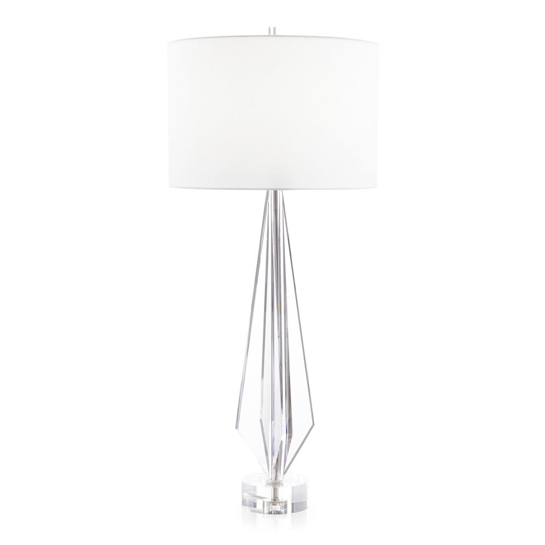 Ellington Lamp in Acrylic Geometry - Clear - Acrylic