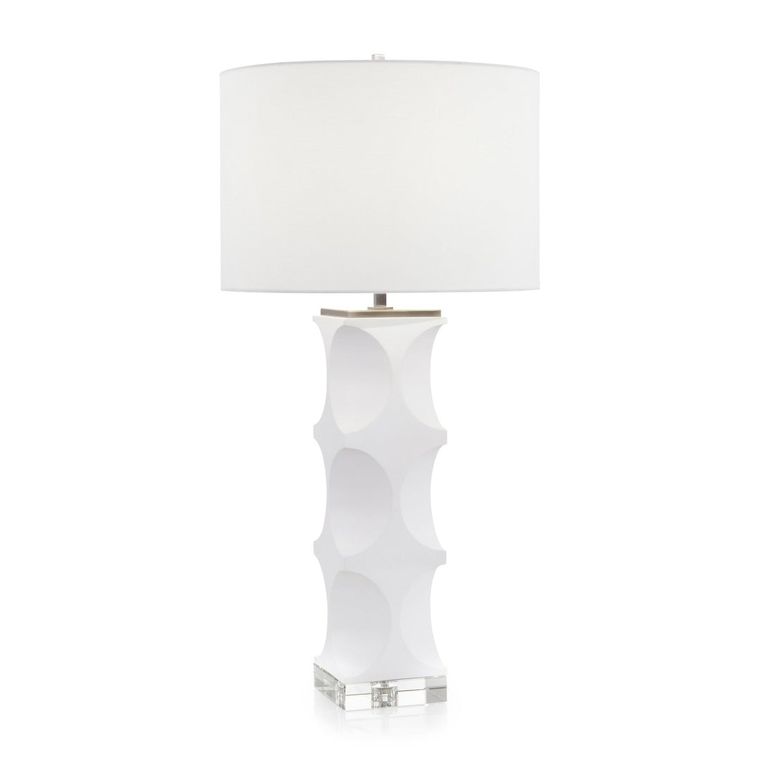 Solis Modern Table Lamp - White - Ceramic