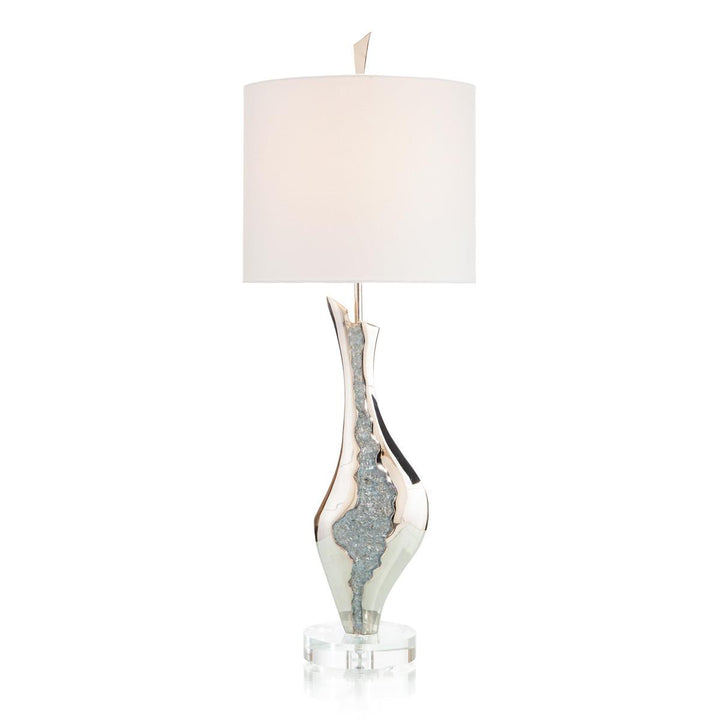 Table Lamps Glass Geode Table Lamp