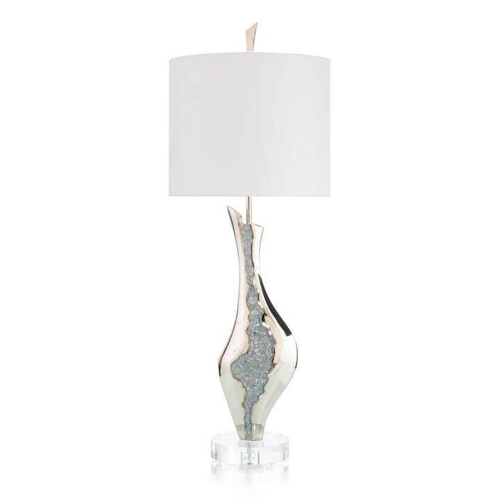 Table Lamps Glass Geode Table Lamp