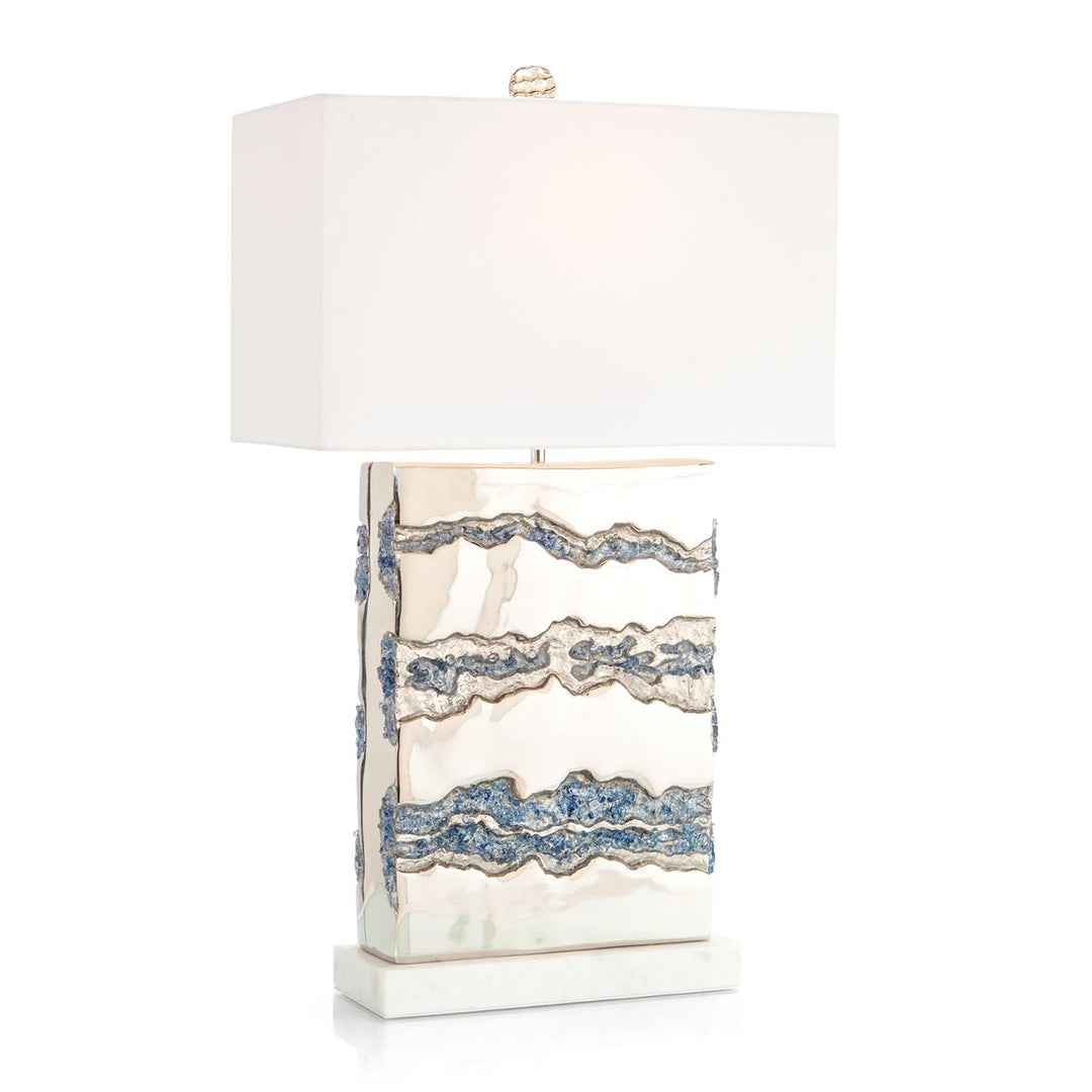 Table Lamps Glass Geode Table Lamp