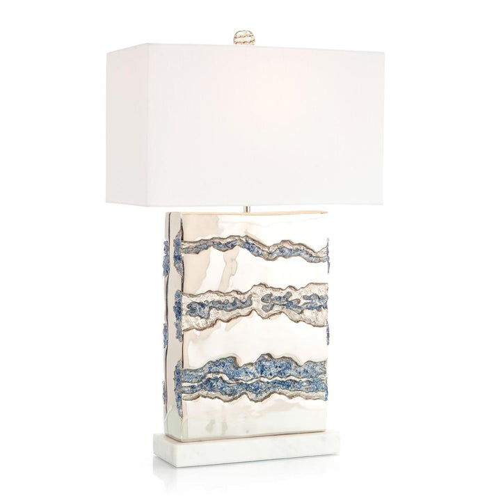 Table Lamps Glass Geode Table Lamp
