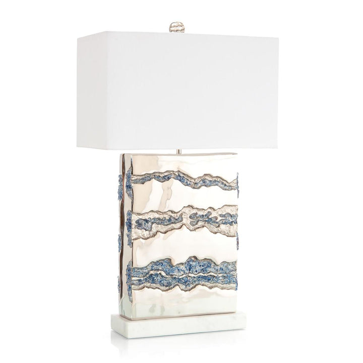 Table Lamps Glass Geode Table Lamp