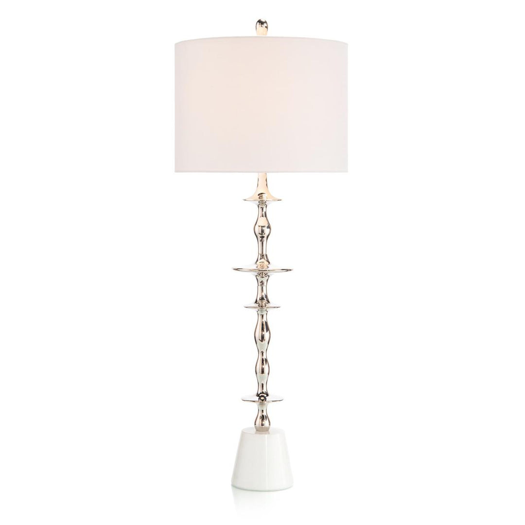 Table Lamps Polished Nickel Buffet Lamp