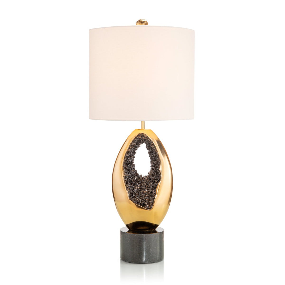 Ellington Geode Table Lamp - Gold - Aluminum