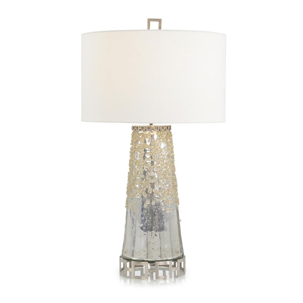 Table Lamps Reflective Glass And Brushed Stainless Steel Table Lamp