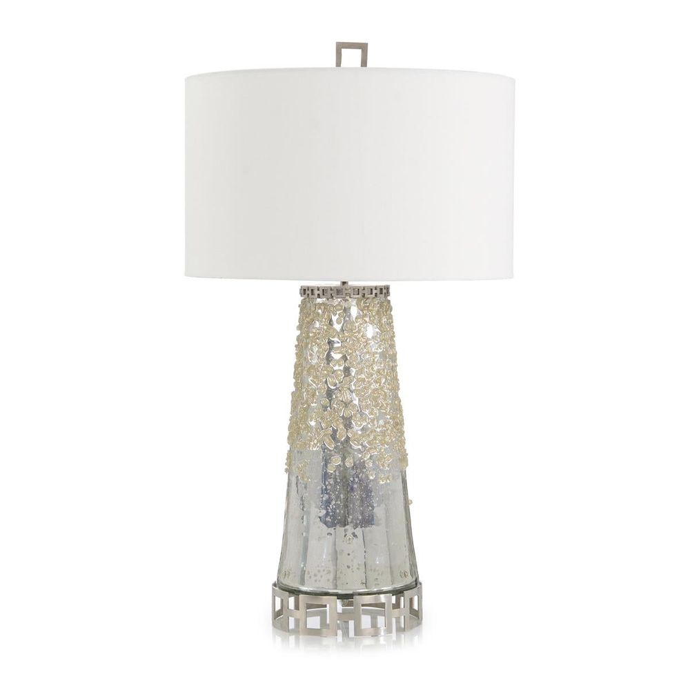 Table Lamps Reflective Glass And Brushed Stainless Steel Table Lamp