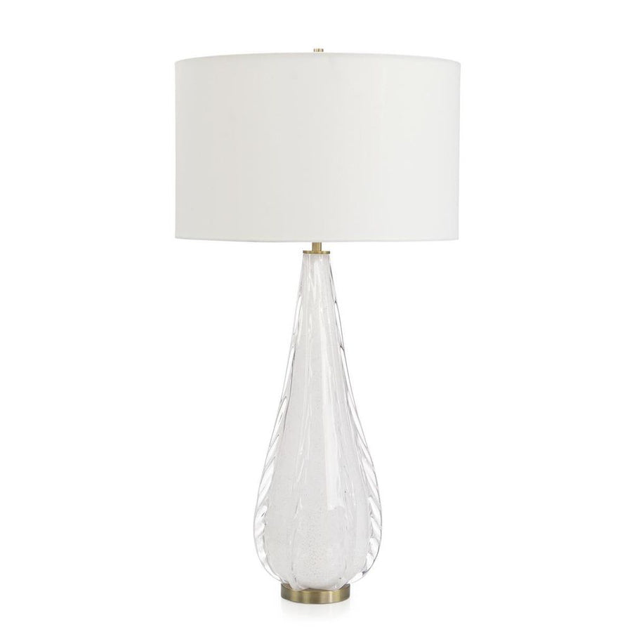 Table Lamps Artic White Art Glass Table Lamp - White