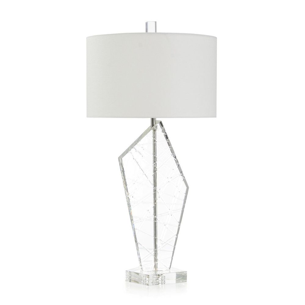 Table Lamps Monolith Table Lamp - Clear, Silver