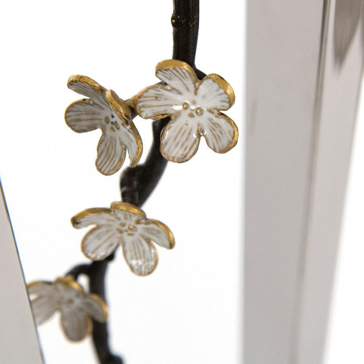 Floor Lamps Floral Floor Lamp - Silver, White