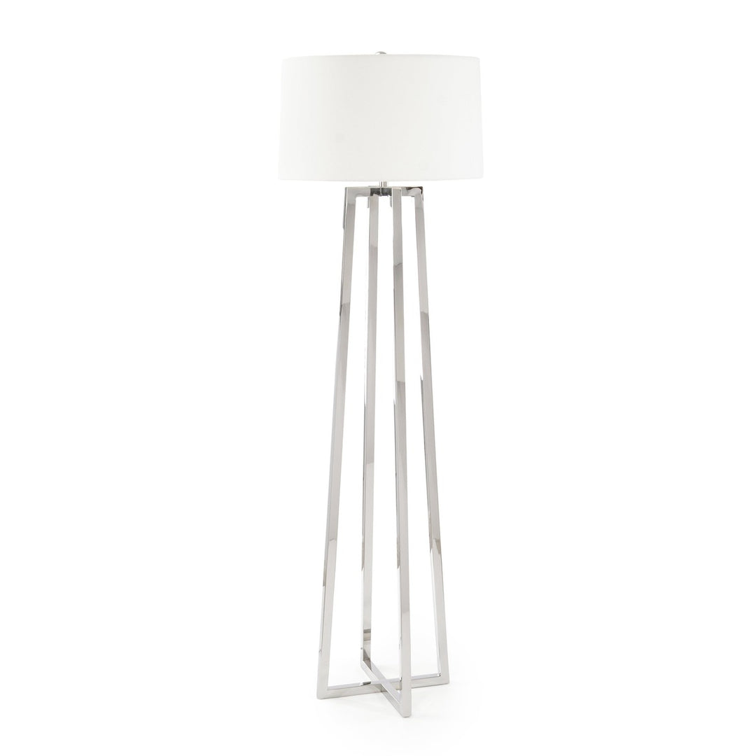 Ellington Floor Lamp - Silver - Steel