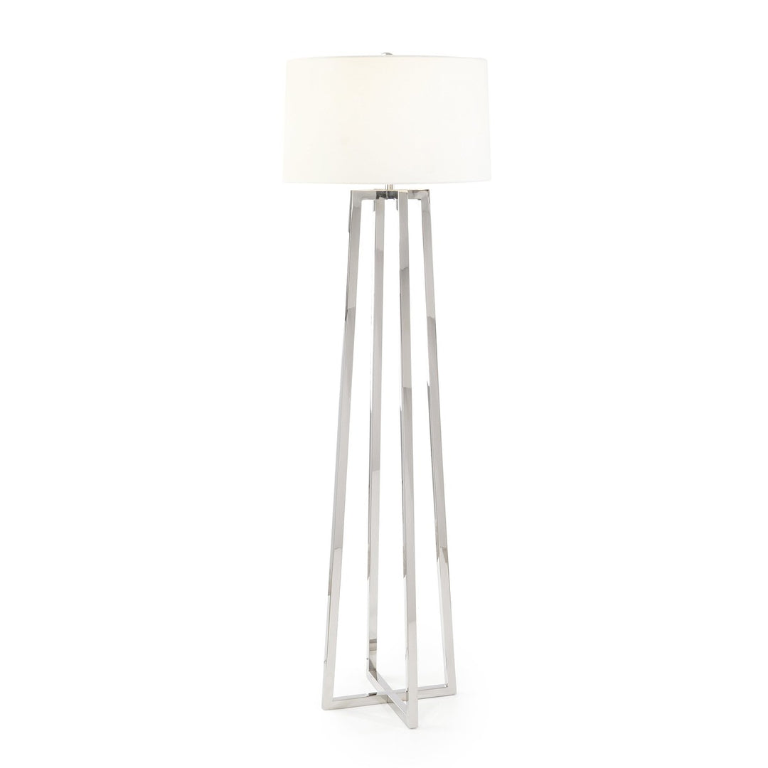 Ellington Floor Lamp - Silver - Steel