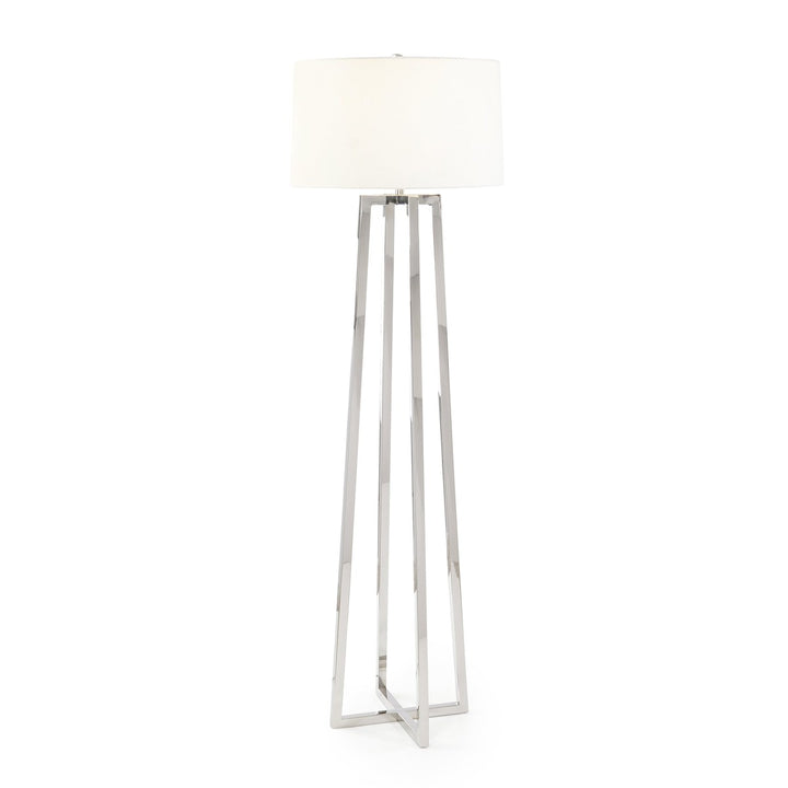 Ellington Floor Lamp - Silver - Steel