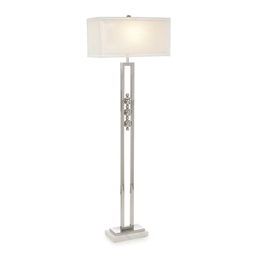 Floor Lamps Isla Floor Lamp - Silver, White
