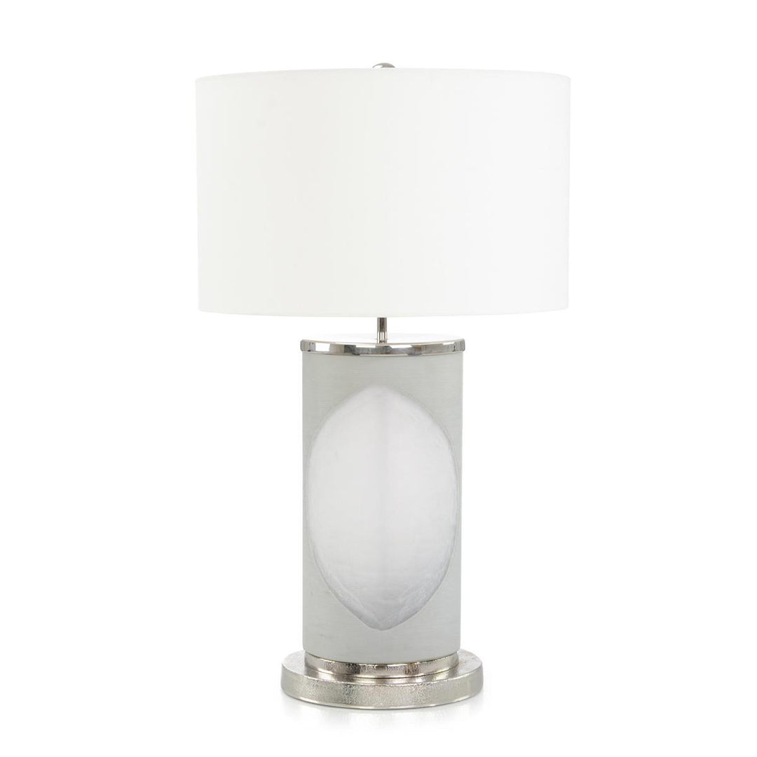 Ellipse Grey Table Lamp