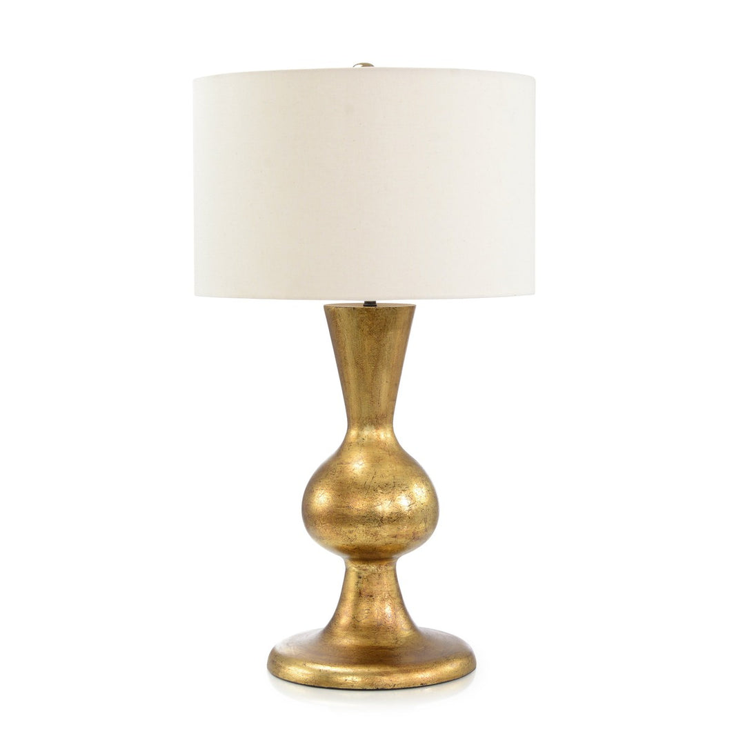 Solis Table Lamp - Gold - Mango Wood