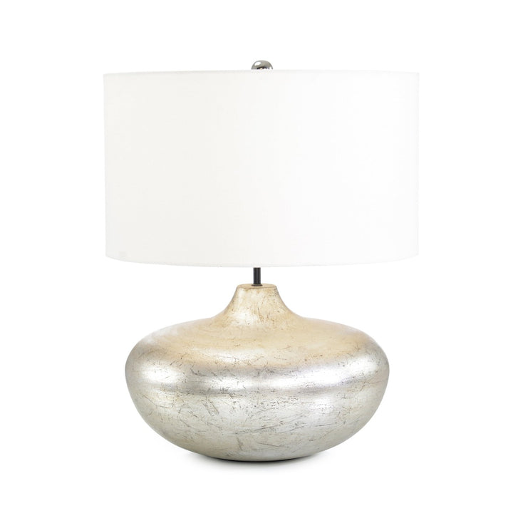 Alden Table Lamp - Silver - Mango Wood