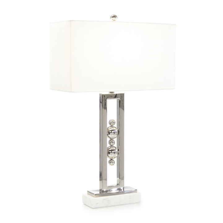 Camden Jordana Table Lamp - Silver - Steel