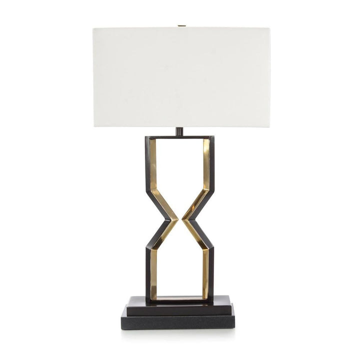 Angle Table Lamp - Gold,Off White