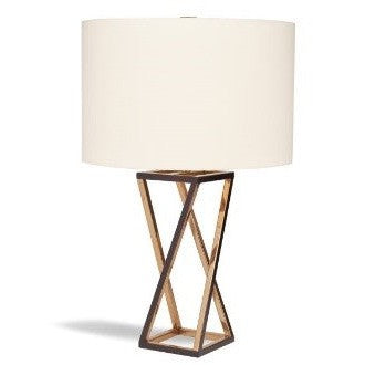 Ellington Boxed Table Lamp - Brass - Steel