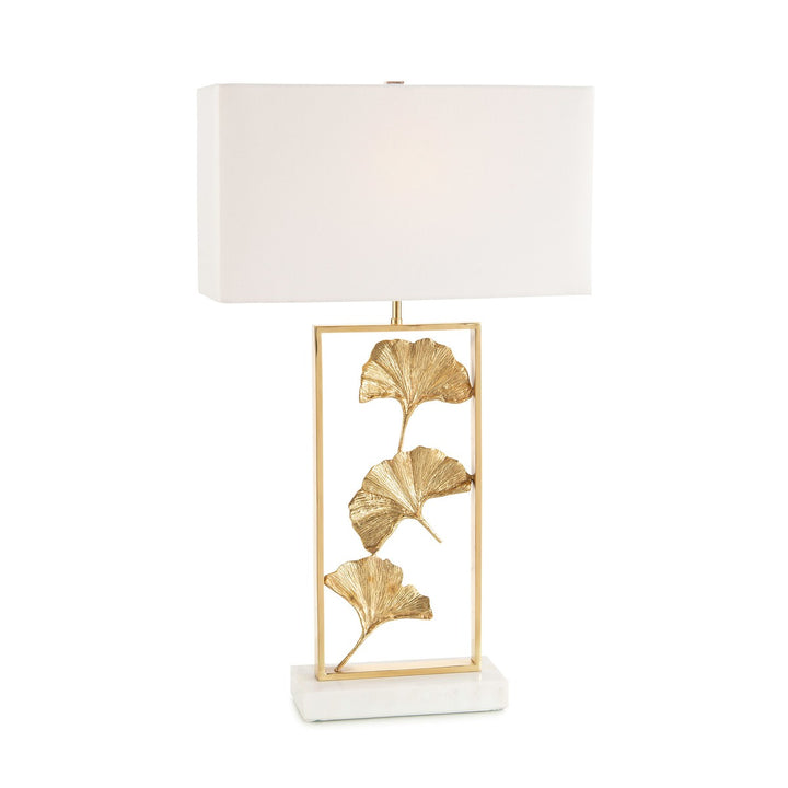 Camden Gingko Table Lamp - Brass