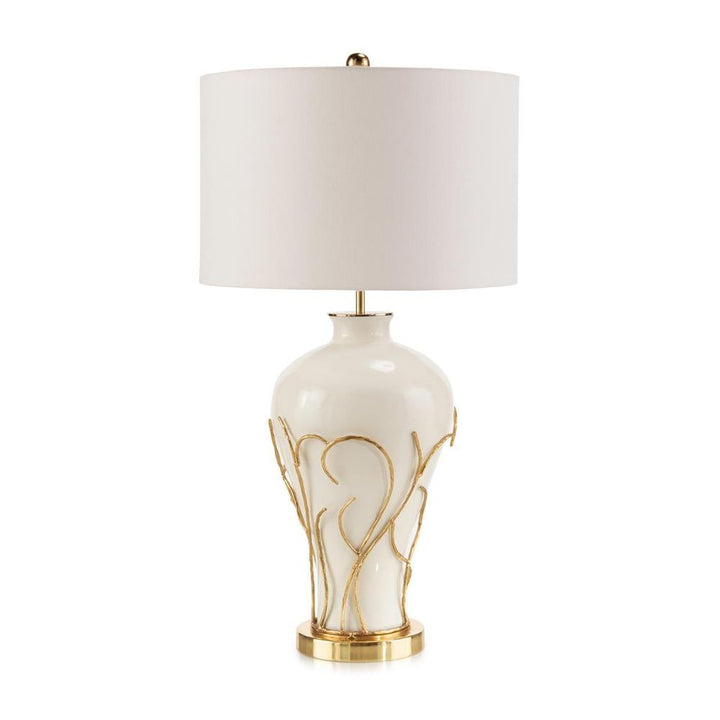 Table Lamps White Flame Table Lamp - Silver, White