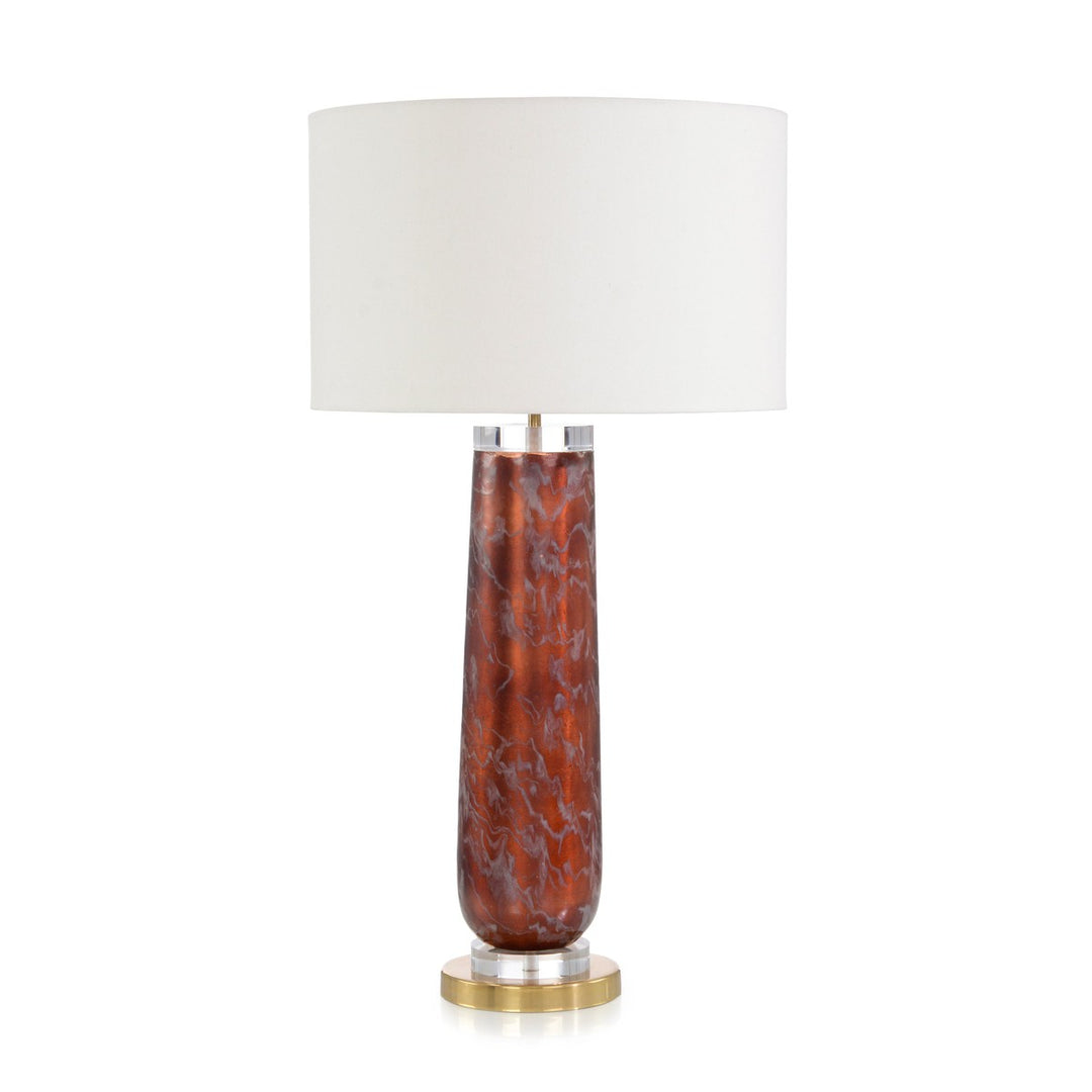 Alden Fumar Table Lamp - Red - Aluminum