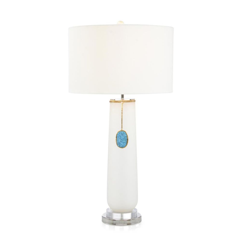 Table Lamps Curved Cerulean Pendant Table Lamp