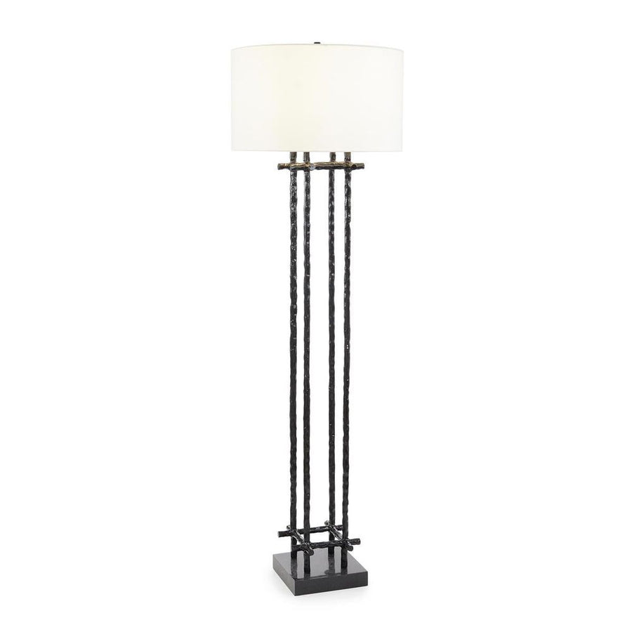 Floor Lamps Ebony Poteau Floor Lamp - Bronze,White