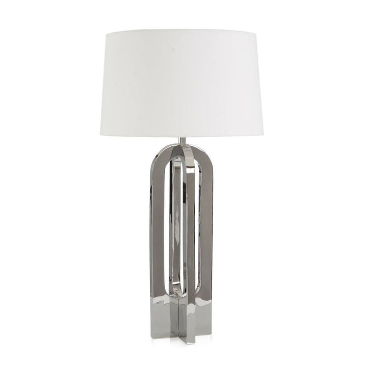 Table Lamps Tall Silver Castellina Table Lamp - Silver, White