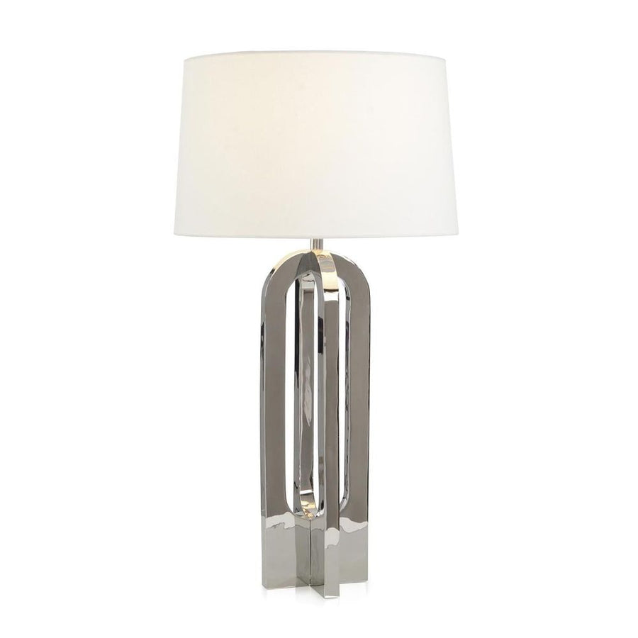 Table Lamps Tall Silver Castellina Table Lamp - Silver, White