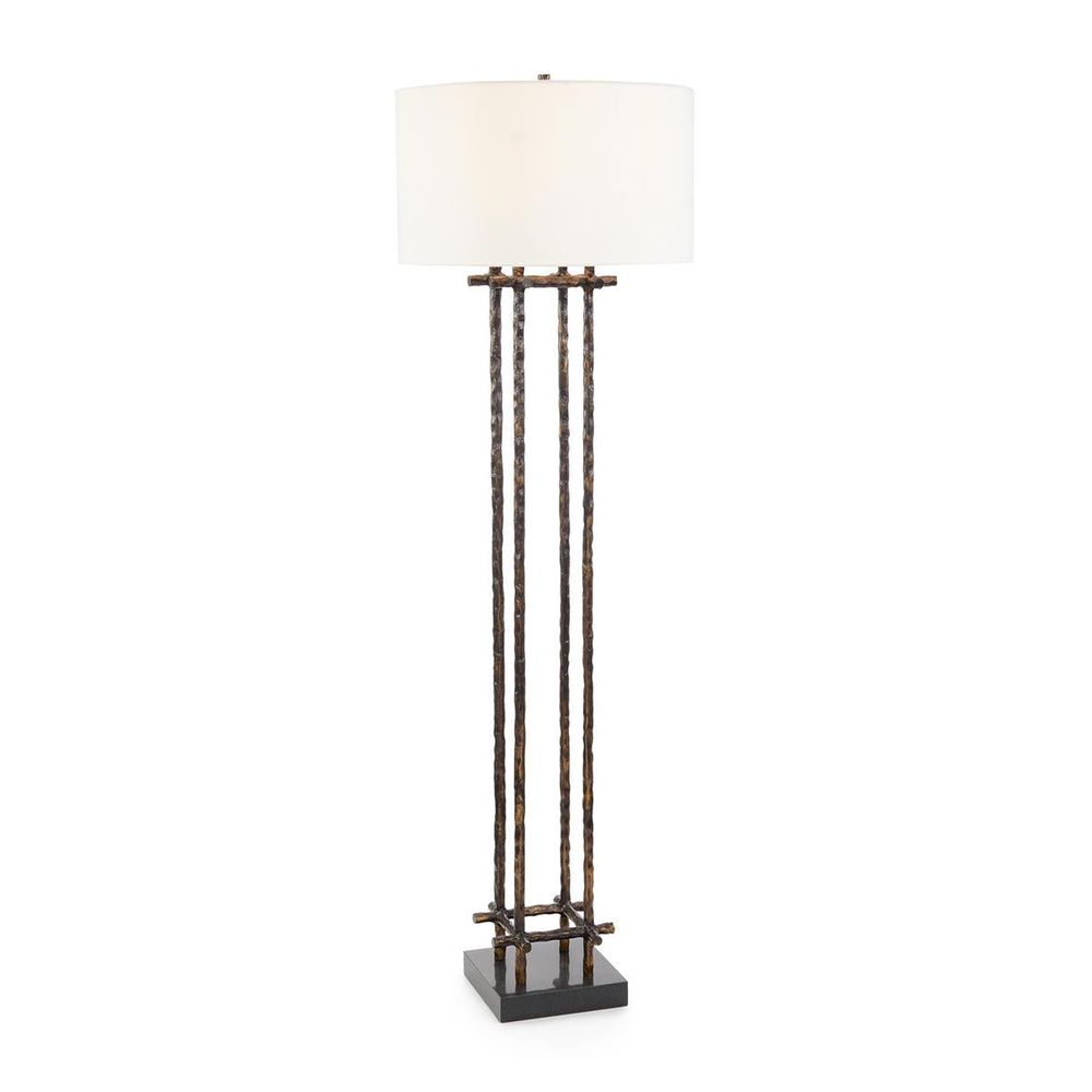 Floor Lamps Copper Poteau Floor Lamp - Bronze,White