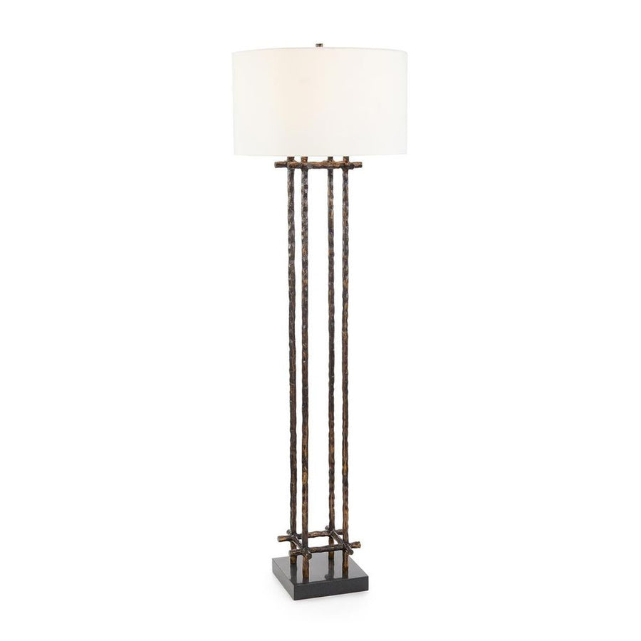 Floor Lamps Bronze Poteau Floor Lamp - Bronze, White