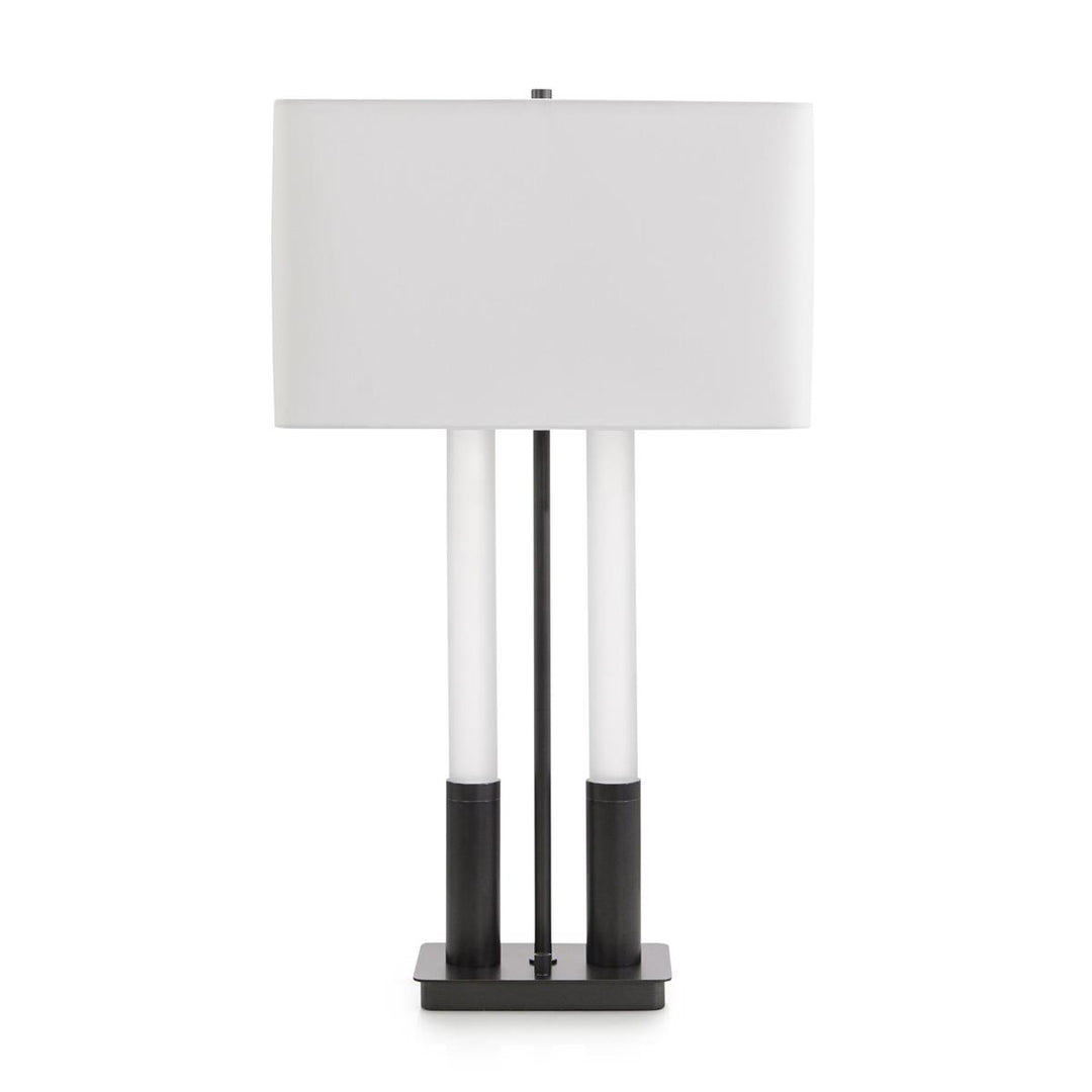 Twin Table Lamp, Bronze