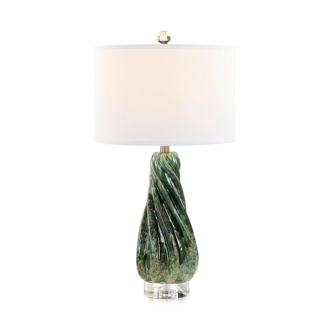 Jade Spiral Table Lamp