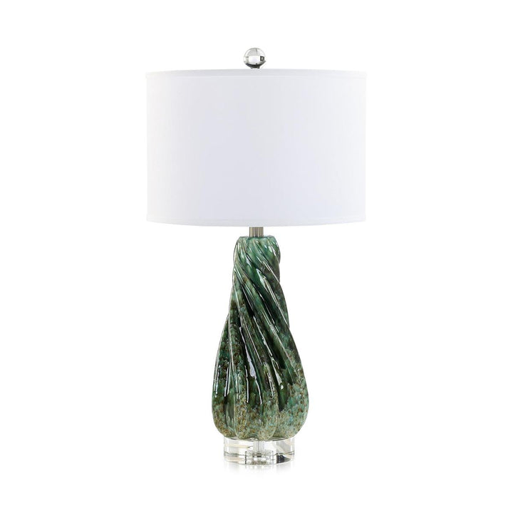 Jade Spiral Table Lamp