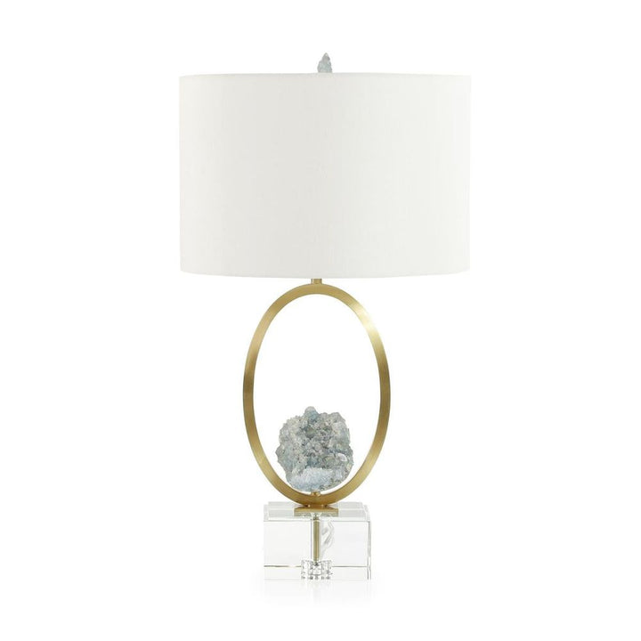 Table Lamps Crystal Geode Table Lamp